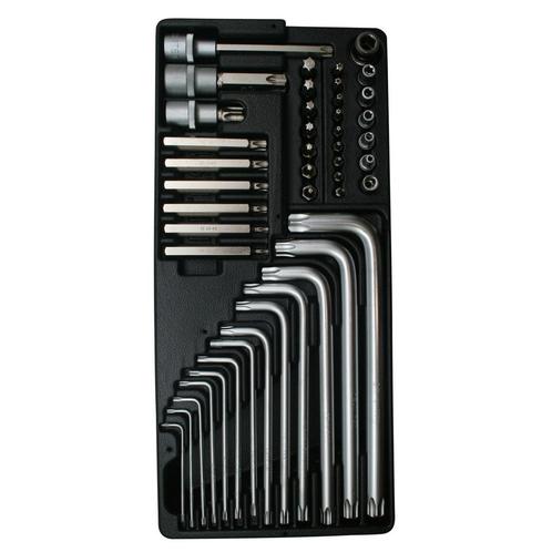 Benson Gevulde gereedschapswagen tray - 45-delige torx- e..., Auto diversen, Autogereedschap, Nieuw, Ophalen of Verzenden