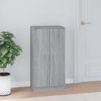 vidaXL Schoenenkast 55x35x108 cm bewerkt hout grijs sonoma, Verzenden, Nieuw