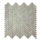 Mozaiek Parquet 1x4.8 30x30 cm Marmer Cream Visgraat (Prijs, Ophalen of Verzenden, Nieuw