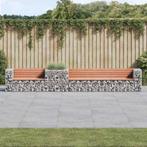 vidaXL Tuinbank met schanskorf massief douglashout, Verzenden, Nieuw