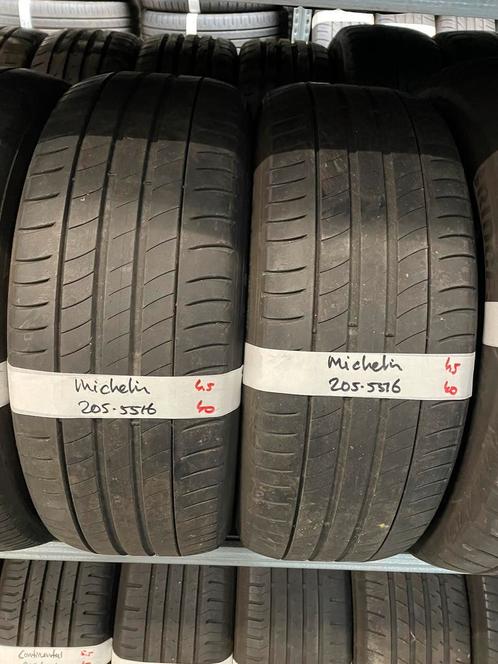 205-55-16 Michelin Zomerbanden 4.5mm Incl Montage 205 55 16, Auto-onderdelen, Banden en Velgen, 16 inch, Zomerbanden, 205 mm, Personenwagen