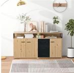 Moderne Buffetkast 150×35×75,9 cm met 3 Deuren en 3 Lades, Verzenden, Nieuw