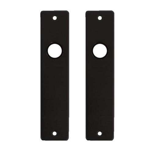 Kortschild 180x41 blind - alu/zwart, Doe-het-zelf en Verbouw, Hang- en Sluitwerk, Nieuw, Verzenden