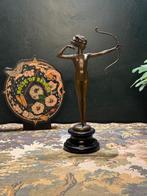 Pierre Collinet - Beeld, Diana - Godin van de jacht - 32.5, Antiek en Kunst