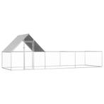 vidaXL Kippenren 6x2x2 m gegalvaniseerd staal, Verzenden, Nieuw
