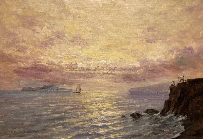 Nicolas De Corsi (1882-1956) - Visione Caprese, Antiek en Kunst, Kunst | Schilderijen | Klassiek