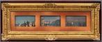 Beppe Ciardi (1875-1932) - Triptych of Venetian views, Antiek en Kunst