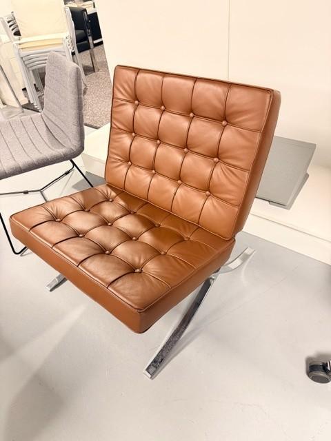 Wize Office Barcelona fauteuil cognac leer showroommodel, Zakelijke goederen, Kantoor en Winkelinrichting | Kantoormeubilair en Inrichting