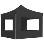 vidaXL Partytent inklapbaar met wanden 3x3 m aluminium, Verzenden, Nieuw, Partytent