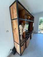 Boekenkast - Hars, Olive, Staal, leuning - Grand meuble, Antiek en Kunst, Curiosa en Brocante