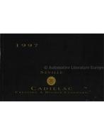 1997 CADILLAC SEVILLE INSTRUCTIEBOEKJE ENGELS (USA), Auto diversen, Handleidingen en Instructieboekjes