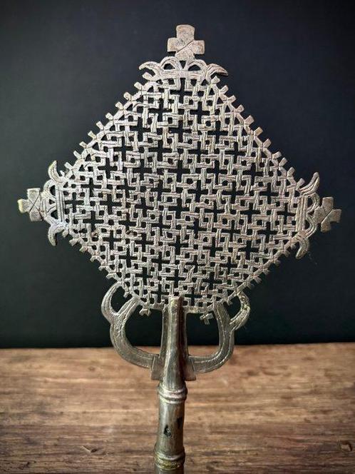 Kruis - Koptisch - Mix van zilver, koper en nikkel -, Antiek en Kunst, Antiek | Boeken en Bijbels