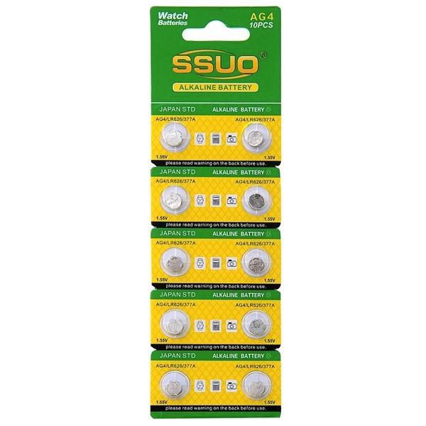 SSUO - Horloge Batterij - SR626SW - AG4 - 377 - 1.55V - 10, Sieraden, Tassen en Uiterlijk, Horloges | Dames, Verzenden