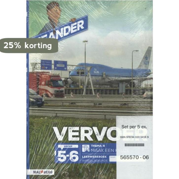 Groep 5-6 Thema 4 / Meander (set 5 ex) / Leerwerkboek, Boeken, Schoolboeken, Gelezen, Verzenden