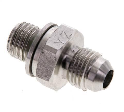 JIC  Dubbele Nippel M12 X 1.5 X UNF 1/2-20 RVS FKM 275bar, Doe-het-zelf en Verbouw, Overige Doe-het-zelf en Verbouw, Nieuw, Verzenden