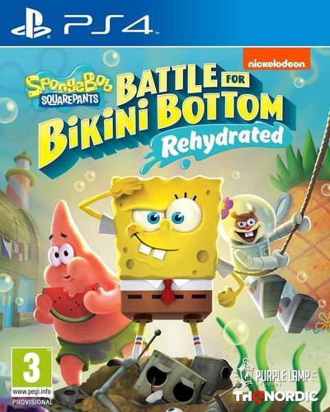 Spongebob SquarePants: Battle for Bikini Bottom - Rehydrated, Spelcomputers en Games, Games | Sony PlayStation 4, 1 speler, Zo goed als nieuw
