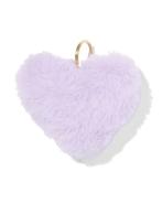 HEMA Sleutelhanger hart 10cm lila 2+1 gratis, Verzenden, Nieuw