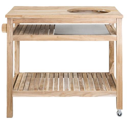 BASTE bbq tafel voor 13, 15 en 16 inch kamados - Teakhout, Tuin en Terras, Overige Tuin en Terras, Nieuw, Verzenden