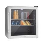 Koelkast Glazen Deur Glasdeurkoelkast 47L Vrijstaand Zilver, Zonder vriesvak, Minder dan 85 cm, Nieuw, Ophalen of Verzenden