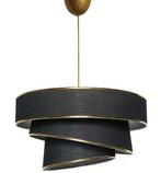 Asir - Kroonluchter - Zwart goud - 40x72x40 van 50 voor 39€, Huis en Inrichting, Lampen | Kroonluchters, Ophalen of Verzenden