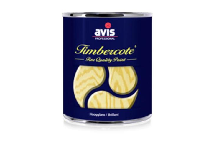 Avis timbercote blank 1 liter, zijdeglans, Doe-het-zelf en Verbouw, Verf, Beits en Lak, Nieuw, Verzenden