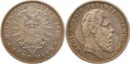Duitsland 5 Mark Karl von Wuerttemberg 1876 F sehr schoen..., Postzegels en Munten, Verzenden