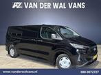 Ford Transit Custom | 2.0 TDCI 136pk L2H1 Euro6 Airco |, Gebruikt, Zwart, Dealer onderhouden, Ford