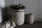 Brynxz stenen pot Rustic 2 ears rope 32 x 30 cm, Huis en Inrichting, Ophalen of Verzenden, Nieuw