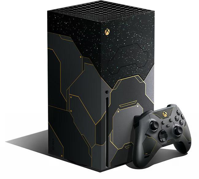 Microsoft Xbox Series X 1TB Limited Edition-Halo Infinite, Spelcomputers en Games, Spelcomputers | Xbox Series X en S, Zo goed als nieuw