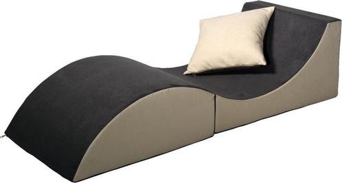 Relax fauteuil - 60 x 150 x 40 cm - grijs beige, Kinderen en Baby's, Kinderkamer | Tafels en Stoelen, Nieuw, Ophalen of Verzenden