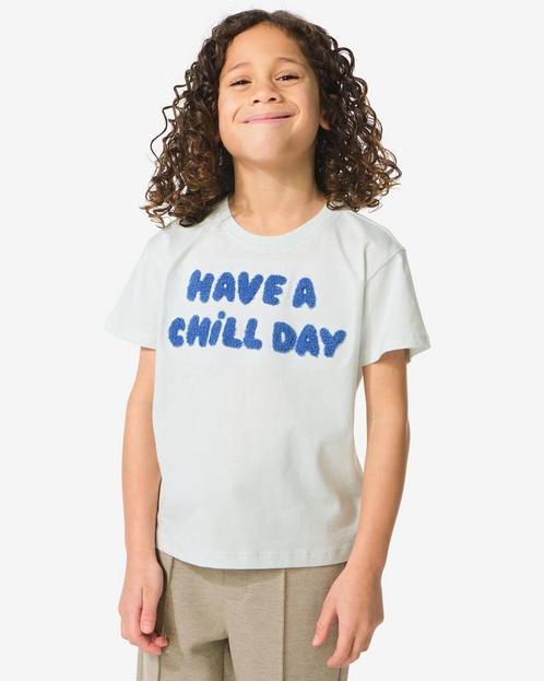 HEMA Kinder T-shirt chill blauw, Kinderen en Baby's, Kinderkleding | Overige, Nieuw, Verzenden