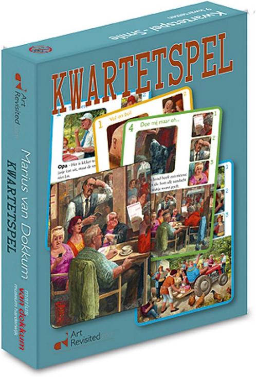 Kwartetspel XL - Marius van Dokkum | Art Revisited -, Hobby en Vrije tijd, Gezelschapsspellen | Kaartspellen, Nieuw, Verzenden