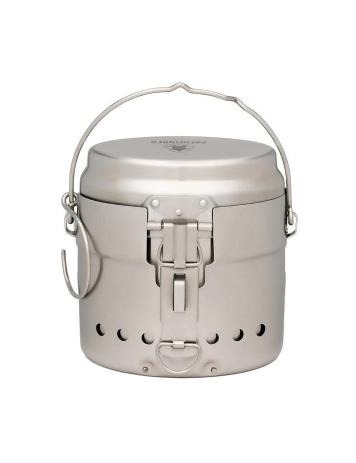 Pathfinder kooksysteem RVS Zweeds kookset - 3-delig, Caravans en Kamperen, Kampeeraccessoires, Nieuw, Verzenden