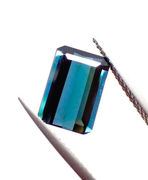 Blauw Toermalijn - 2.96 ct - Antwerp Laboratory for Gemstone, Sieraden, Tassen en Uiterlijk, Edelstenen