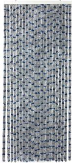 Arisol Chenille Gordijn 56x200 Blauw/Grijs, Caravans en Kamperen, Kampeeraccessoires, Nieuw