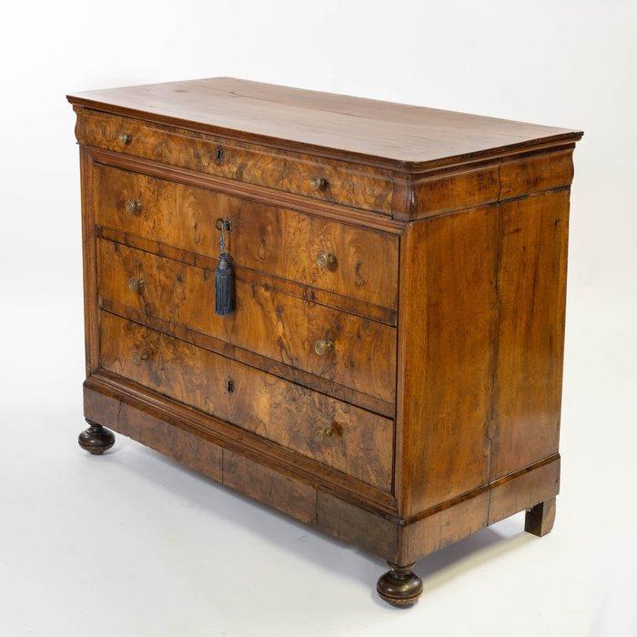 Commode - Walnoot - Carlo X, Antiek en Kunst, Antiek | Overige Antiek