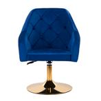 Draaistoel Marineblauw 4Rico QS-BL14G (Diverse stoelen), Huis en Inrichting, Stoelen, Verzenden, Nieuw