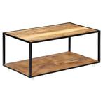 vidaXL Salontafel 90x50x40 cm massief gerecycled hout, Huis en Inrichting, 50 tot 100 cm, Verzenden, Nieuw, 50 tot 100 cm