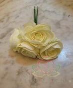 Ranonkels foam Creme Groen 6 cm doos 30 stuks, Ophalen of Verzenden, Nieuw