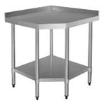 Vogue RVS werktafel hoekelement 70cm, Verzenden, Nieuw in verpakking