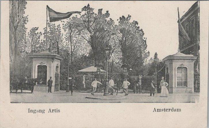 AMSTERDAM - Ingang Artis, Verzamelen, Ansichtkaarten | Nederland, Verzenden