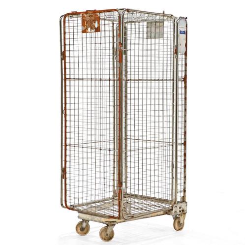 Gebruikte Anti-diefstal rolcontainer a-frame nestbaar, Doe-het-zelf en Verbouw, Transportwagens, Gebruikt, Ophalen of Verzenden
