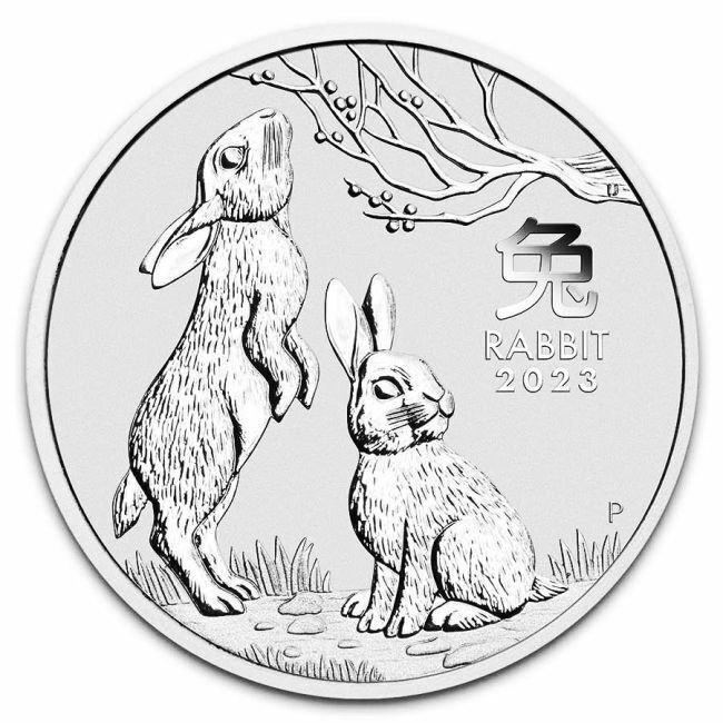 Australië. 2023 1 Kilo $30 AUD Australian Silve Lunar Year, Postzegels en Munten, Edelmetalen en Baren