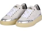 Bullboxer - Sneaker - Dames - Wit - Zilver - 39 - Sneakers, Verzenden, Nieuw