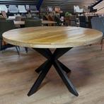 NIEUWE mango eettafels– rond, ovaal, organisch – SUPER deal!, Huis en Inrichting, Tafels | Eettafels, Metaal, 100 tot 150 cm, Verzenden