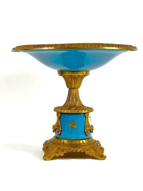 Nello stile di Sévres - Tafelmiddenstuk - Keramiek, Messing, Antiek en Kunst, Antiek | Glas en Kristal