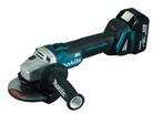 Makita DGA504ZJ + BL1850B + DC18RC 18V li-Ion accu haakse, Nieuw, Ophalen of Verzenden