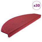 vidaXL Trapmatten 30 st 65x24x4 cm bordeauxrood, Verzenden, Nieuw