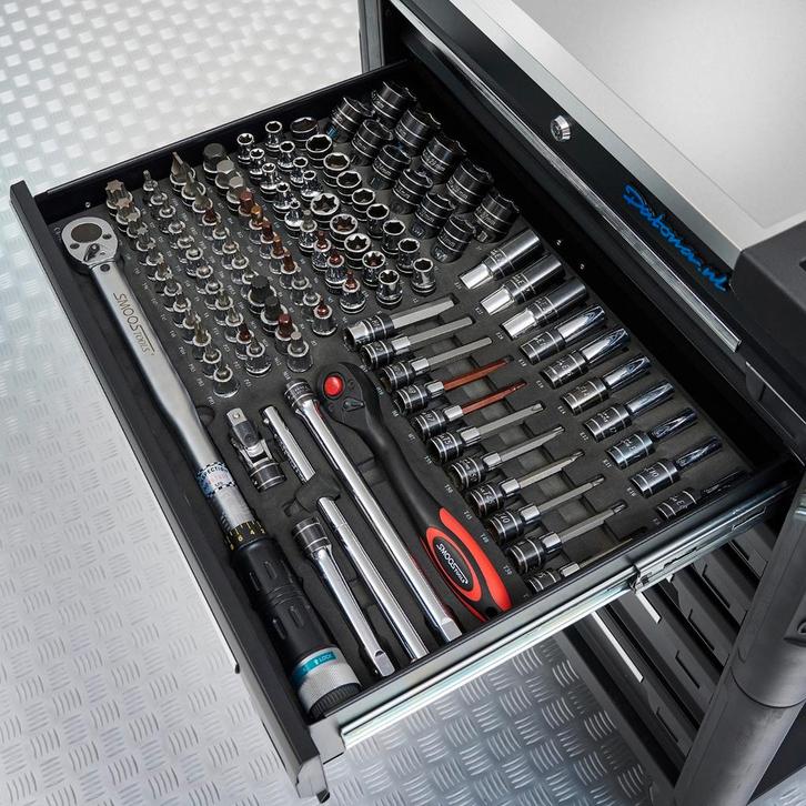 Smoos 120-delige dopsleutelset 1/2 opname  Softmodule -, Doe-het-zelf en Verbouw, Gereedschap | Handgereedschap, Nieuw, Ophalen of Verzenden