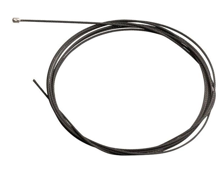 Zwarte Staalkabel met eindstop 1.2mm dik en 1 meter lang, Doe-het-zelf en Verbouw, IJzerwaren en Bevestigingsmiddelen, Verzenden